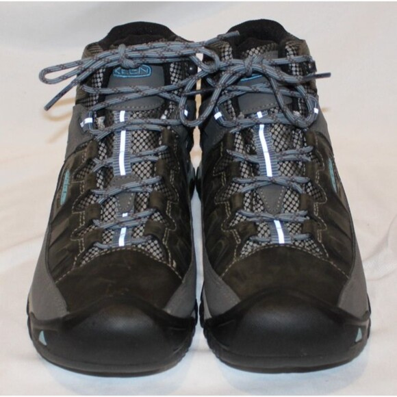 Keen Men's Targhee 3 Mid WP Hiking Boots GRAY BLUE SZ 11 WIDE NWOB $165 - Picture 4 of 6